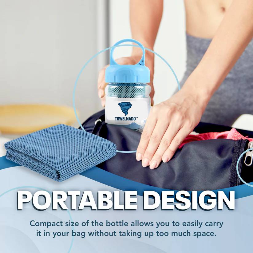TOWELNADO™ Cool Towel & Bottle