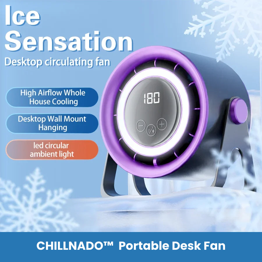 CHILLNADO™ Portable Desk Fan